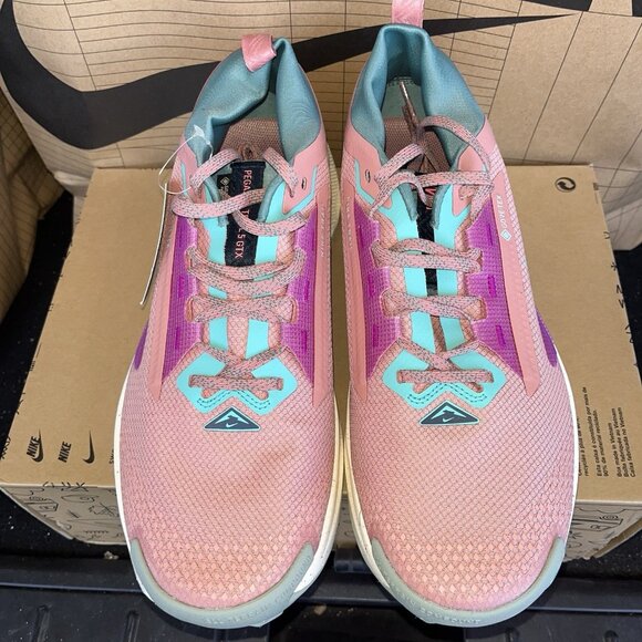 NEW Nike React Pegasus Trail 5 Gore-Tex Red Stardust FQ0908-600 Men Size 11.5